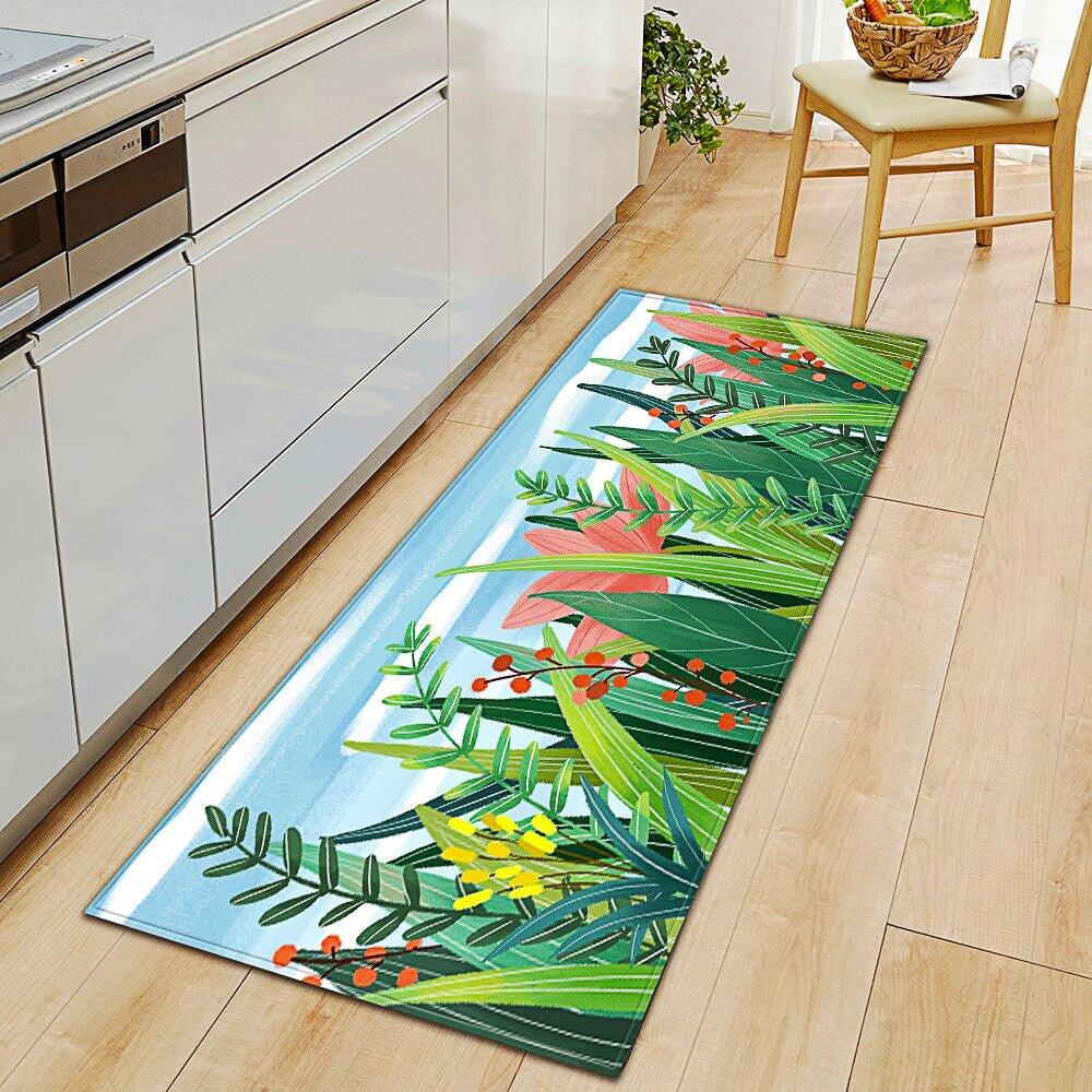 Kitchen Mat Rug Home Entrance Doormat Non Slip Living Room Children Bedroom Floor Decor KM384b - Lusy Store