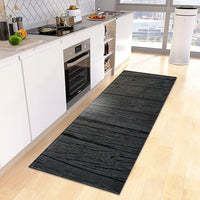 Kitchen Mat Wood Grain Bedroom Entrance Anti-Slip Living Room Floor Decor Carpet Home KM365 - Lusy Store