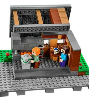 Kits compatible with legoingly my worlds MineCraft Village blocks Educational toys hobbies for children - Lusy Store