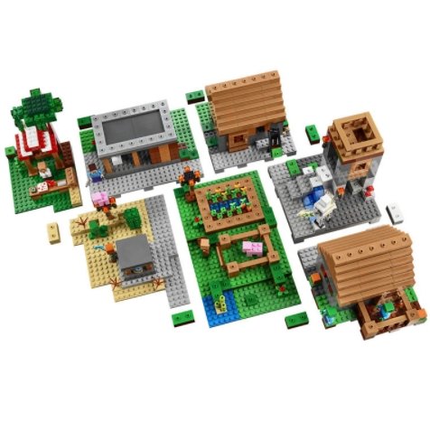 Kits compatible with legoingly my worlds MineCraft Village blocks Educational toys hobbies for children - Lusy Store