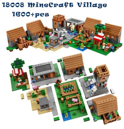 Kits compatible with legoingly my worlds MineCraft Village blocks Educational toys hobbies for children - Lusy Store