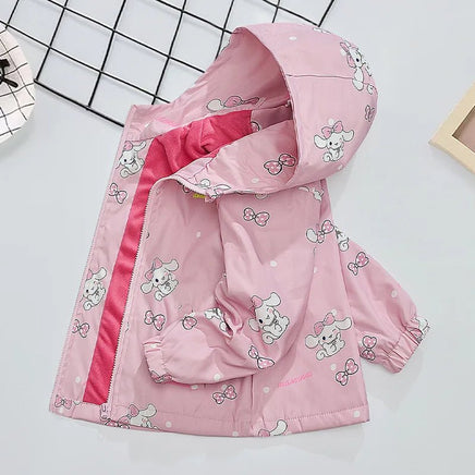 Kuromi Jacket Anime Cinnamoroll Polarized Kids Hooded Cartoon Detachable Casual Top Girl A7