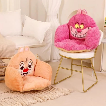 Kuromi My Melody Plush Lovely Seat Cushion Stitch Sitting Cushion for Chair Non-Slip - Lusy Store LLC