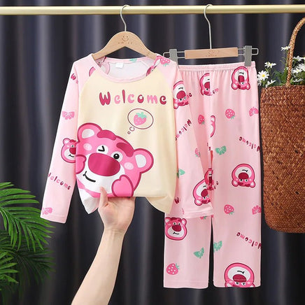 Kuromi Pajamas My Melody Cinnamoroll Children Set Anime Girls Boys Sleepwear Home Clothes - Lusy Store LLC