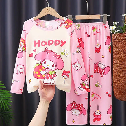 Kuromi Pajamas My Melody Cinnamoroll Children Set Anime Girls Boys Sleepwear Home Clothes - Lusy Store LLC