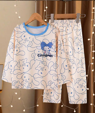 Kuromi Pajamas My Melody Cinnamoroll Children Set Anime Girls Boys Sleepwear Home Clothes - Lusy Store LLC