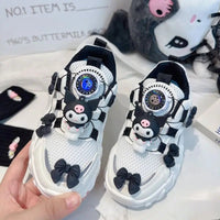 Kuromi Shoes Anime Kawaii Student Leisure Sandals Cute Cartoon Princess Soft Shoes Girls - Lusy Store LLC