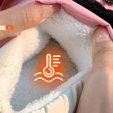 Kuromi Slippers Cute Girl Warm Cotton Home Plush Slippers Outdoor Anti Slip Cotton Shoes