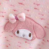Kuromi Sweater Sanrio Accessories Cute Anime Thickening Bottoms Knit Sweater Girls Gift - Lusy Store LLC