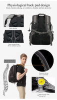Large Capacity Laptop Backpack Men Multifunction Waterproof 15.6inch Backpack