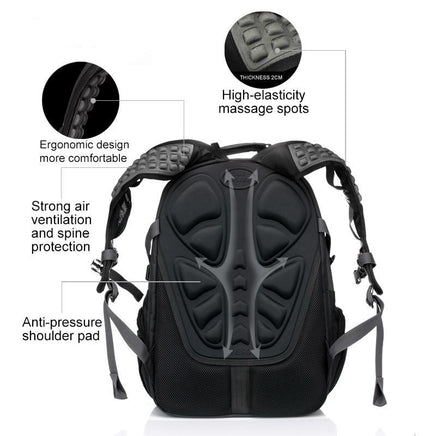 Large Capacity Laptop Backpack Men Multifunction Waterproof 15.6inch Backpack