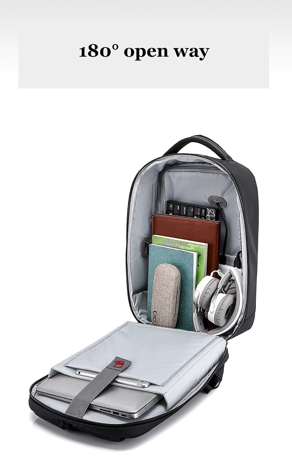 LED Backpack Business Travel Laptop Backpack Men Outdoor Smart WIFI App Digital Bag B371 - Lusy Store
