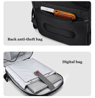 LED Backpack Business Travel Laptop Backpack Men Outdoor Smart WIFI App Digital Bag B371 - Lusy Store