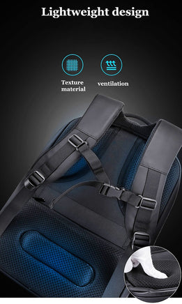 LED Backpack Business Travel Laptop Backpack Men Outdoor Smart WIFI App Digital Bag B371 - Lusy Store