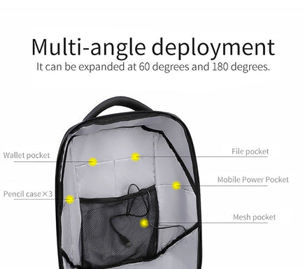 LED Backpack Display Backpack With Smart Wifi App Control Light Multi-Function B374 - Lusy Store