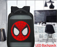 LED Backpack Display Backpack With Smart Wifi App Control Light Multi-Function B374 - Lusy Store