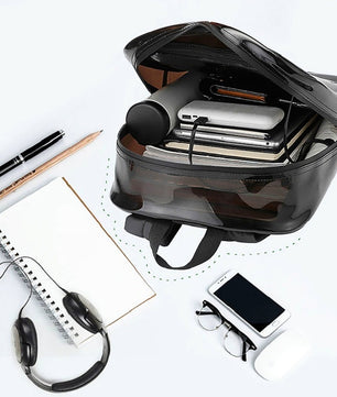LED Backpack Display Business Travel Laptop Backpack For Men With Smart Wifi B373 - Lusy Store