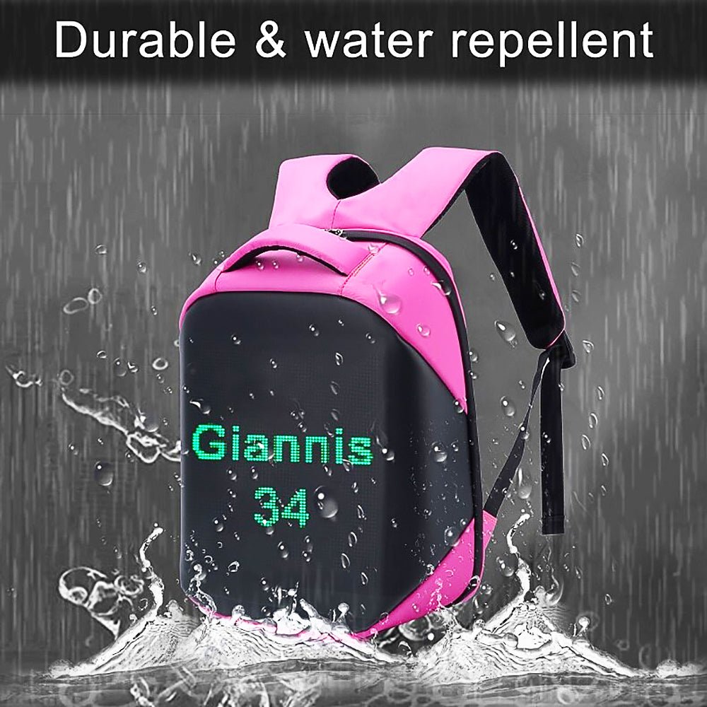 LED Backpack Display Men Business Travel Laptop School Backpack Smart Bluetooth B372 - Lusy Store