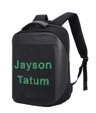 LED Backpack Display Men Business Travel Laptop School Backpack Smart Bluetooth B372 - Lusy Store