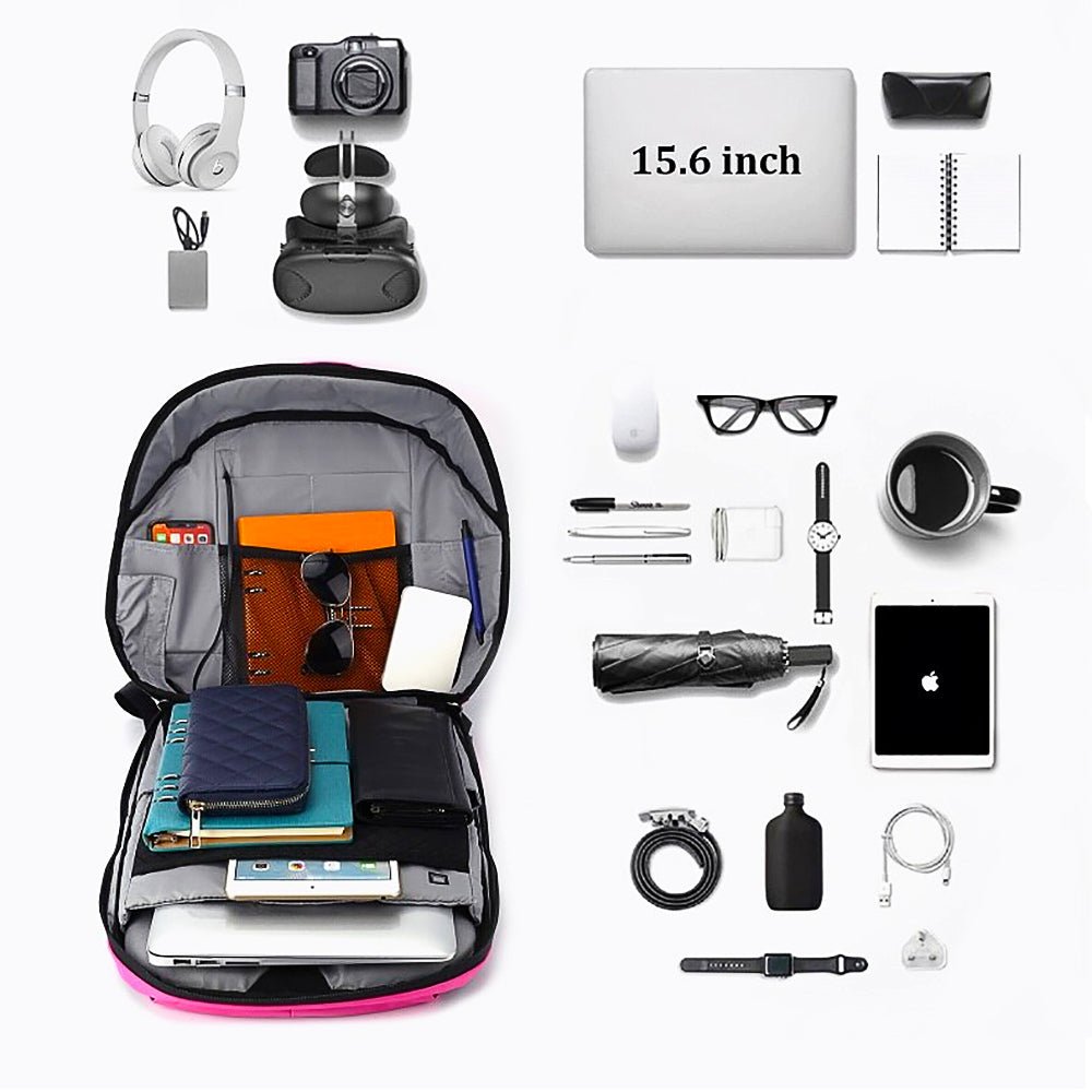 LED Backpack Display Men Business Travel Laptop School Backpack Smart Bluetooth B372 - Lusy Store