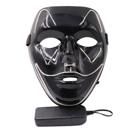 Led Halloween Light Mask Cosplay Scary Mask Halloween Party Supplies Christmas - Lusy Store