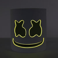 Led Halloween Mask DIY Assembled Full Head Cover DJ Music Mask Party Props Cosplay - Lusy Store