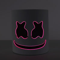 Led Halloween Mask DIY Assembled Full Head Cover DJ Music Mask Party Props Cosplay - Lusy Store