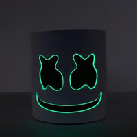 Led Halloween Mask DIY Assembled Full Head Cover DJ Music Mask Party Props Cosplay - Lusy Store