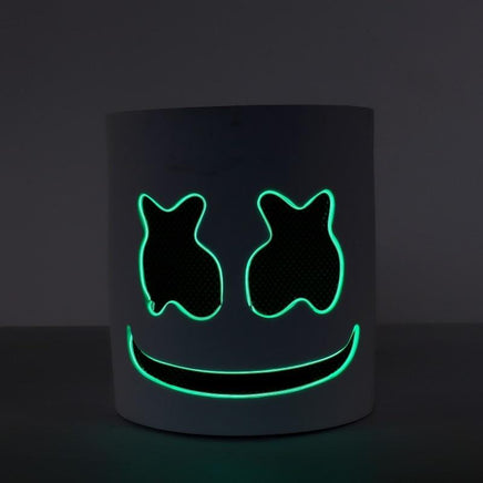 Led Halloween Mask DIY Assembled Full Head Cover DJ Music Mask Party Props Cosplay - Lusy Store