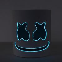 Led Halloween Mask DIY Assembled Full Head Cover DJ Music Mask Party Props Cosplay - Lusy Store