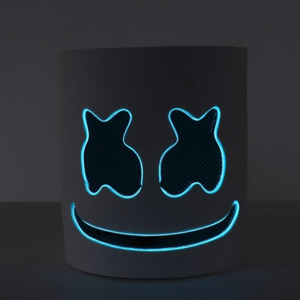 Led Halloween Mask DIY Assembled Full Head Cover DJ Music Mask Party Props Cosplay - Lusy Store