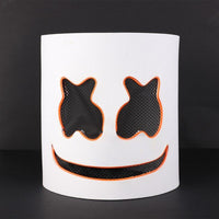 Led Halloween Mask DIY Assembled Full Head Cover DJ Music Mask Party Props Cosplay - Lusy Store