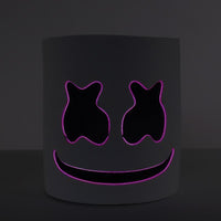 Led Halloween Mask DIY Assembled Full Head Cover DJ Music Mask Party Props Cosplay - Lusy Store