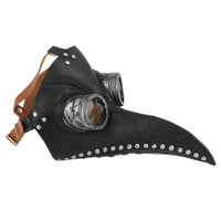 Led Halloween Mask Plague Doctor Latex Mask Light Masquerade Mascara Long Nose Beak Bird Crow Cosplay