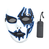 Led Halloween Panic Mask Night Atmosphere Decorative Face Masks For Men Women