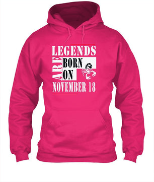 Legends Are Born In November Hoodies Men Casual - Lusy Store