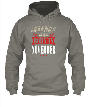 Legends Are Born In November Men's Hoodie - Lusy Store