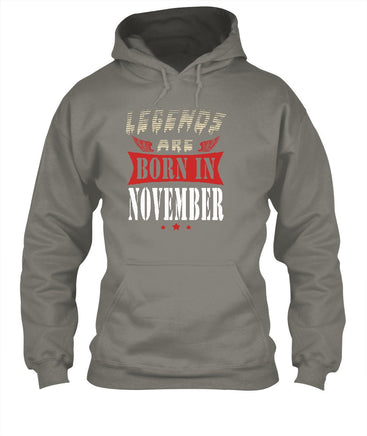 Legends Are Born In November Men's Hoodie - Lusy Store