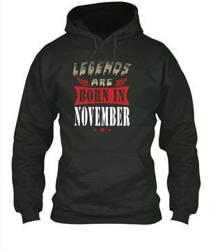 Legends Are Born In November Men's Hoodie - Lusy Store