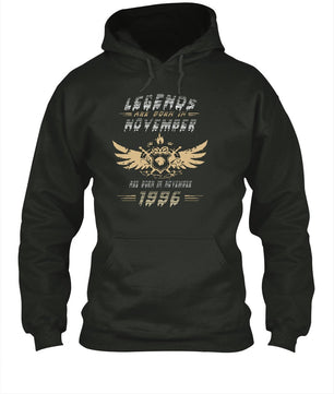 Legends Are Born In November Men's Hoodie Birthday - Lusy Store