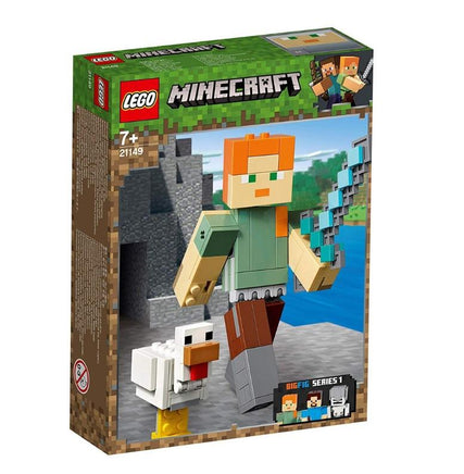 Lego Alex Minecraft Genuine Alex Model of Chicken Breeding