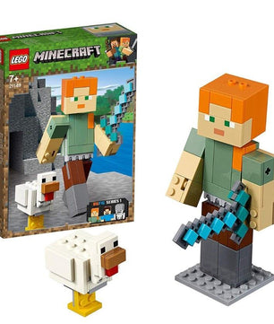 Lego Alex Minecraft Genuine Alex Model of Chicken Breeding - Lusy Store