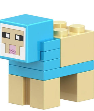 Lego Minecraft Series Action Figure Animal Polar Bear Sleeve-fish Cow Bricks Toys - Lusy Store