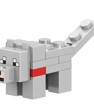 Lego Minecraft Series Action Figure Animal Polar Bear Sleeve-fish Cow Bricks Toys - Lusy Store