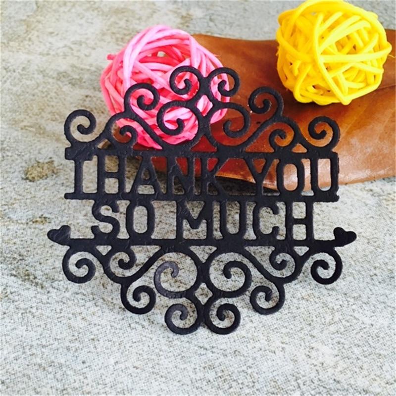 Letter Metal Cutting Dies with Stamps for Scrapbooking Crafts Die Alphabet - Lusy Store