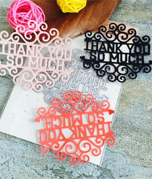 Letter Metal Cutting Dies with Stamps for Scrapbooking Crafts Die Alphabet - Lusy Store