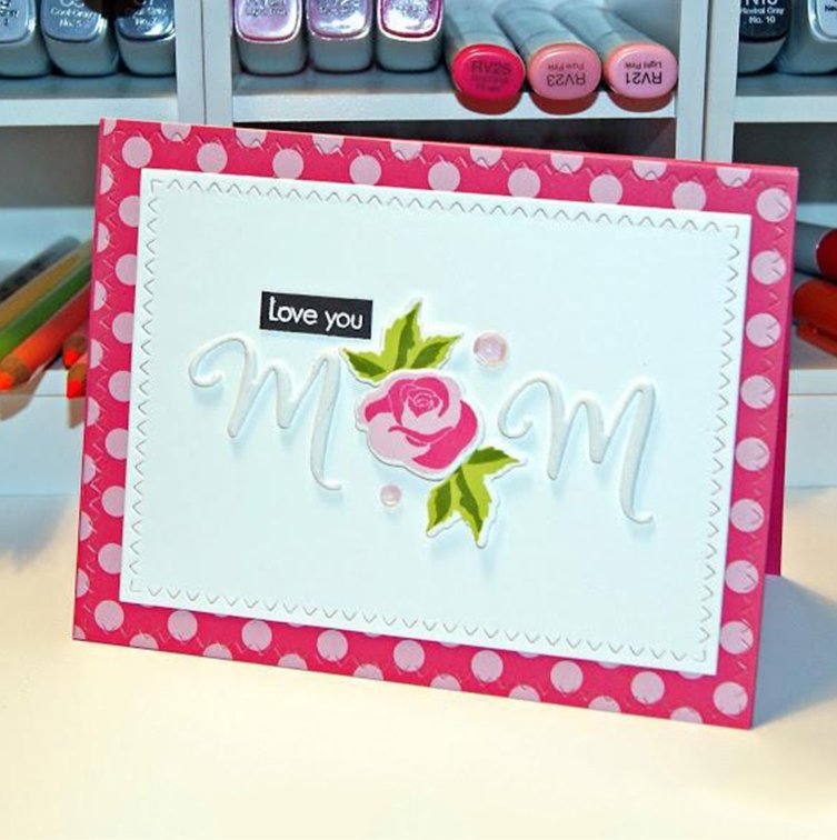 Letter Mother Thanks Metal Cutting Dies Stencil - Lusy Store