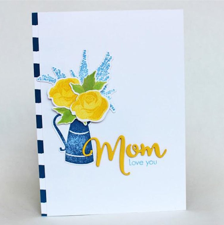 Letter Mother Thanks Metal Cutting Dies Stencil - Lusy Store