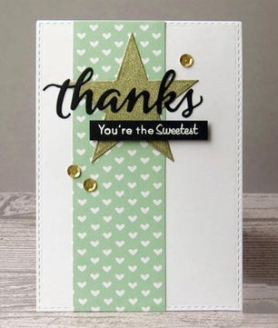Letter Thanks Metal Cutting Dies Stencil - Lusy Store