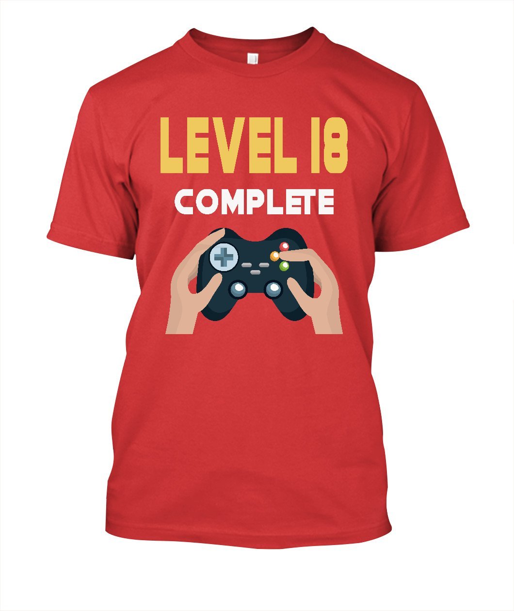 Level 18 Complete Video Gamer Gift T shirt - Lusy Store